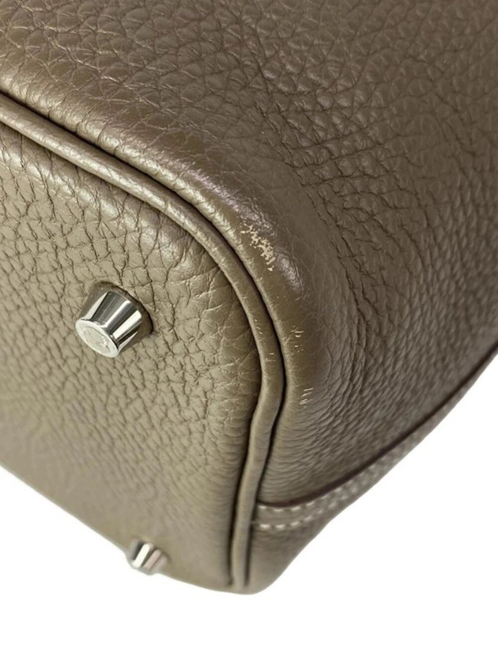 HERMES Picotin Lock MM - Etoupe Taurillon Clemence Y Handbag - Picture 14 of 16
